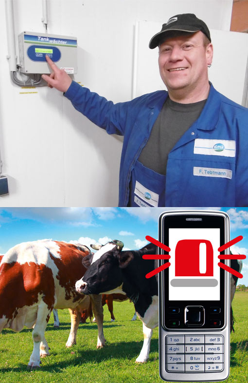 Monitoring for your milk tank